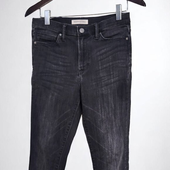 Banana republic black skinny jeans size 27 - Picture 3 of 5